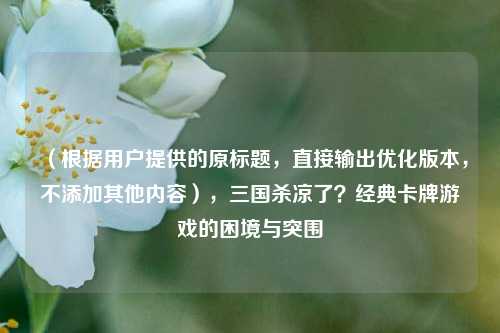 （根据用户提供的原标题，直接输出优化版本，不添加其他内容），三国杀凉了？经典卡牌游戏的困境与突围