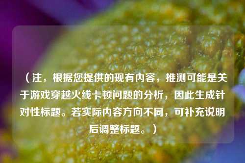 （注，根据您提供的现有内容，推测可能是关于游戏穿越火线卡顿问题的分析，因此生成针对性标题。若实际内容方向不同，可补充说明后调整标题。）