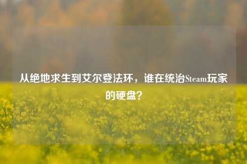 从绝地求生到艾尔登法环，谁在统治Steam玩家的硬盘？