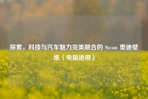 探索，科技与汽车魅力完美融合的 Steam 奥迪壁纸（电脑适用）