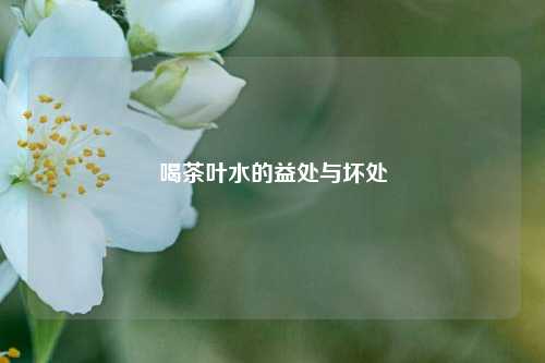 喝茶叶水的益处与坏处