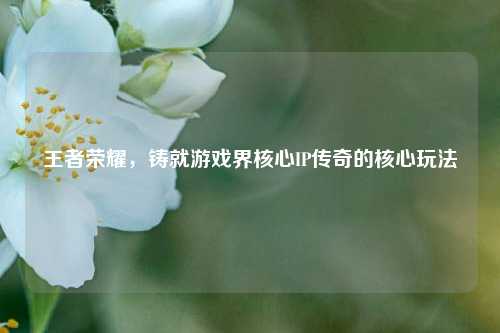 王者荣耀,铸就游戏界核心IP传奇的核心玩法