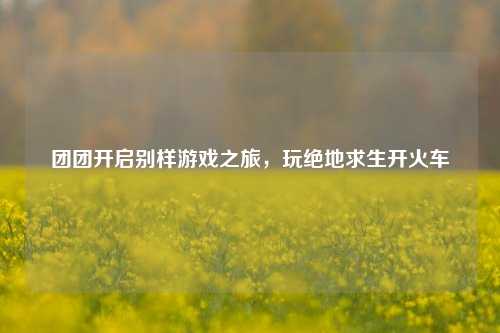 团团开启别样游戏之旅，玩绝地求生开火车