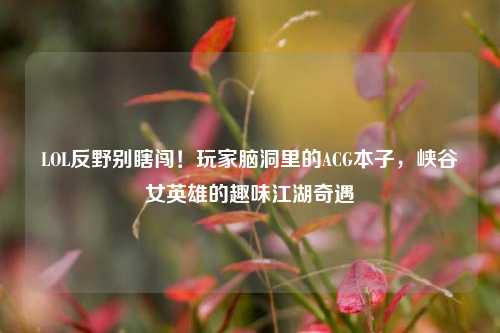 LOL反野别瞎闯!玩家脑洞里的ACG本子,峡谷女英雄的趣味江湖奇遇