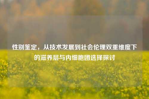 性别鉴定,从技术发展到社会伦理双重维度下的滋养层与内细胞团选择探讨