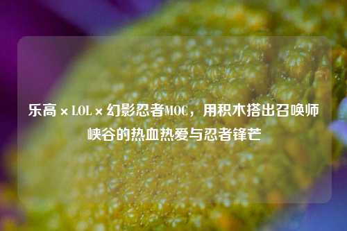 乐高×LOL×幻影忍者MOC,用积木搭出召唤师峡谷的热血热爱与忍者锋芒