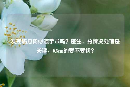 发现肠息肉必须手术吗?医生,分情况处理是关键,0.5cm的要不要切?