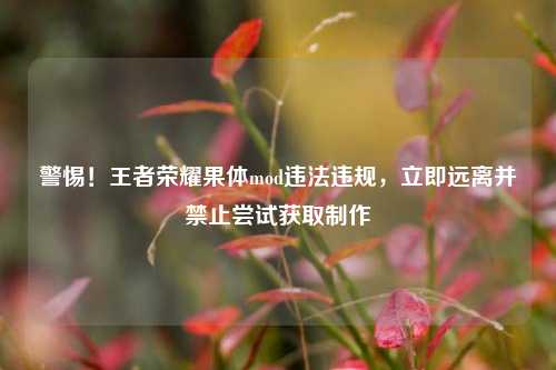 警惕！王者荣耀果体mod违法违规，立即远离并禁止尝试获取 *** 