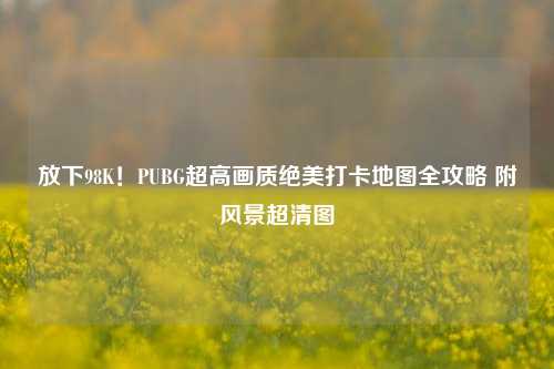 放下98K！PUBG超高画质绝美打卡地图全攻略 附风景超清图