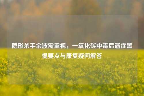 隐形杀手余波需重视，一氧化碳中毒后遗症警惕要点与康复疑问解答