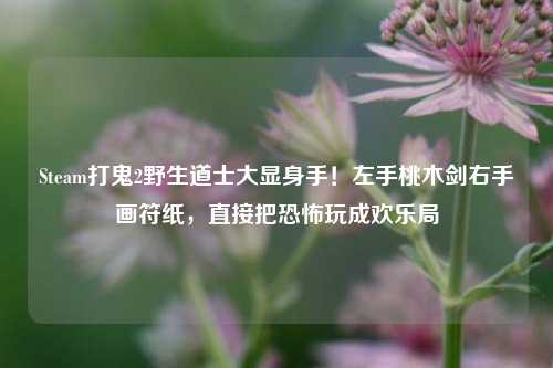 Steam打鬼2野生道士大显身手！左手桃木剑右手画符纸，直接把恐怖玩成欢乐局