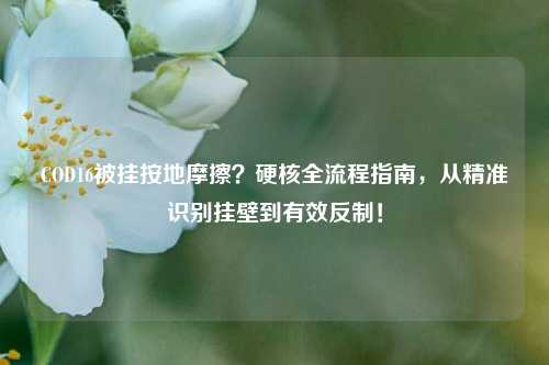 COD16被挂按地摩擦？硬核全流程指南，从精准识别挂壁到有效反制！