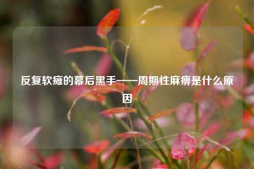 反复软瘫的幕后黑手——周期性麻痹是什么原因
