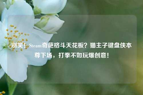 别笑!Steam奇葩格斗天花板?猫主子键盘侠本尊下场,打拳不如玩爆创意!