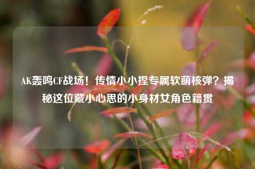 AK轰鸣CF战场!传情小小捏专属软萌核弹?揭秘这位藏小心思的小身材女角色籍贯