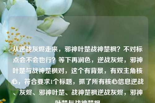 从逆战灰烬走来,邪神叶楚战神楚枫?不对标点会不会也行?等下再润色,逆战灰烬,邪神叶楚与战神楚枫对,这个有背景,有双主角核心,符合要求1个标题,抓了所有核心信息逆战、灰烬、邪神叶楚、战神楚枫逆战灰烬,邪神叶楚与战神楚枫